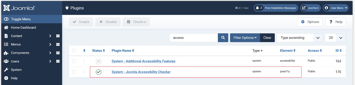 accessibility checker plugin