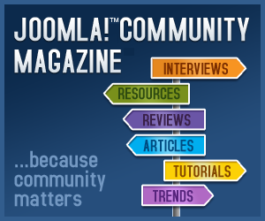 Joomla! Community Magazine banner at 300x250