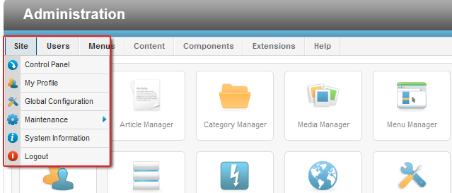 The only menu style that you'll find in Joomla 2.5