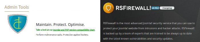 Admin Tools and RS Firewall