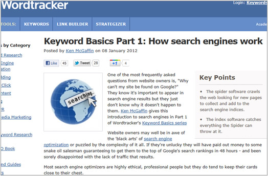 WordTracker Keyword Basics Guide