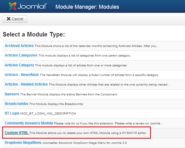 html-module