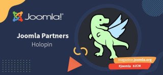 Holopin and Joomla, a partnership worth celebrating with a badge!