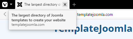 SEO title in a browser tab