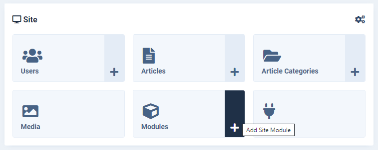 Create a new module in Joomla