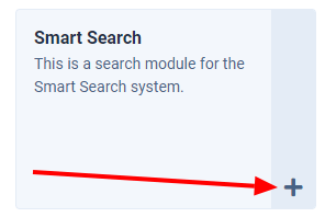 Smart search module creation