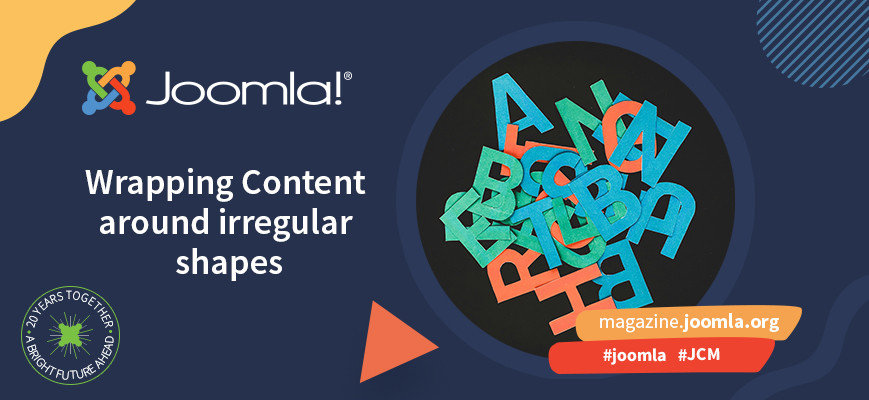 Wrapping Text Around Irregular Shapes in Joomla