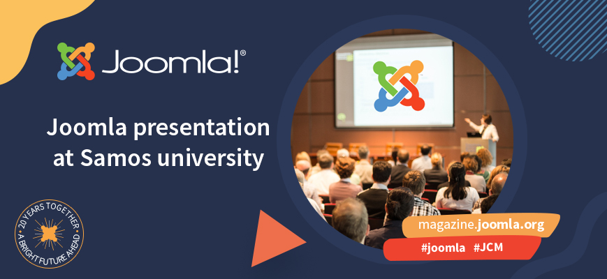 Joomla presentation at Samos university
