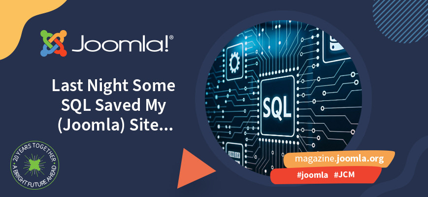 Last night some SQL saved my (Joomla) site