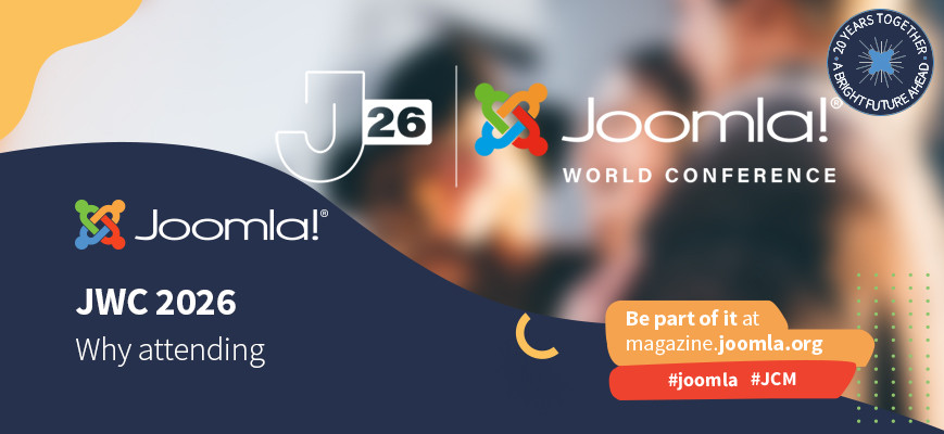 Joomla World Conference 2026 - Be Part of It!