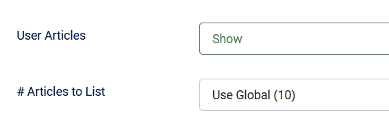 Parameters in menu item
