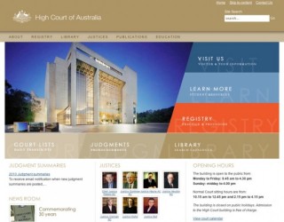 Website Case Study: High Court of Australia Case Study