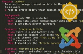 How to make Joomla CMS tests Better with Gherkin and Codeception?