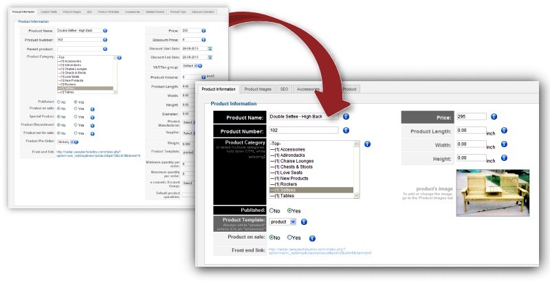 Customizing an Extension's Edit Screen