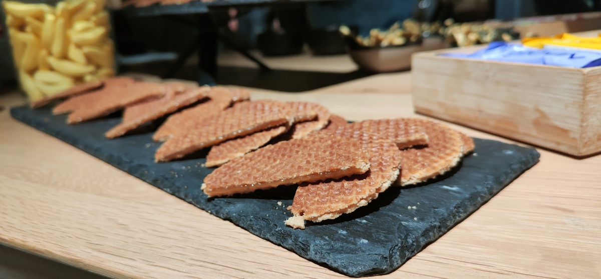 A photo of stroopwafels on a platter