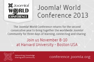 Joomla! World Conference 2013, Get Your Tickets Now!