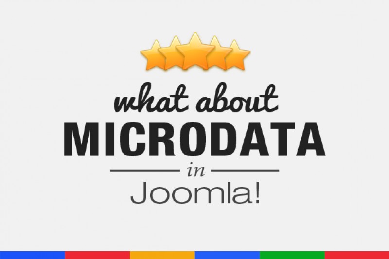 What about Microdata in Joomla?