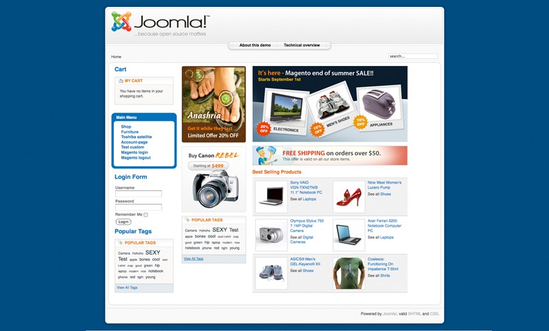 Did you know... that you can integrate Magento into your Joomla! site?
