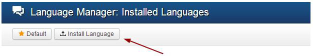 install language
