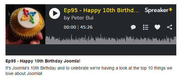 joomla beat birthday podcast