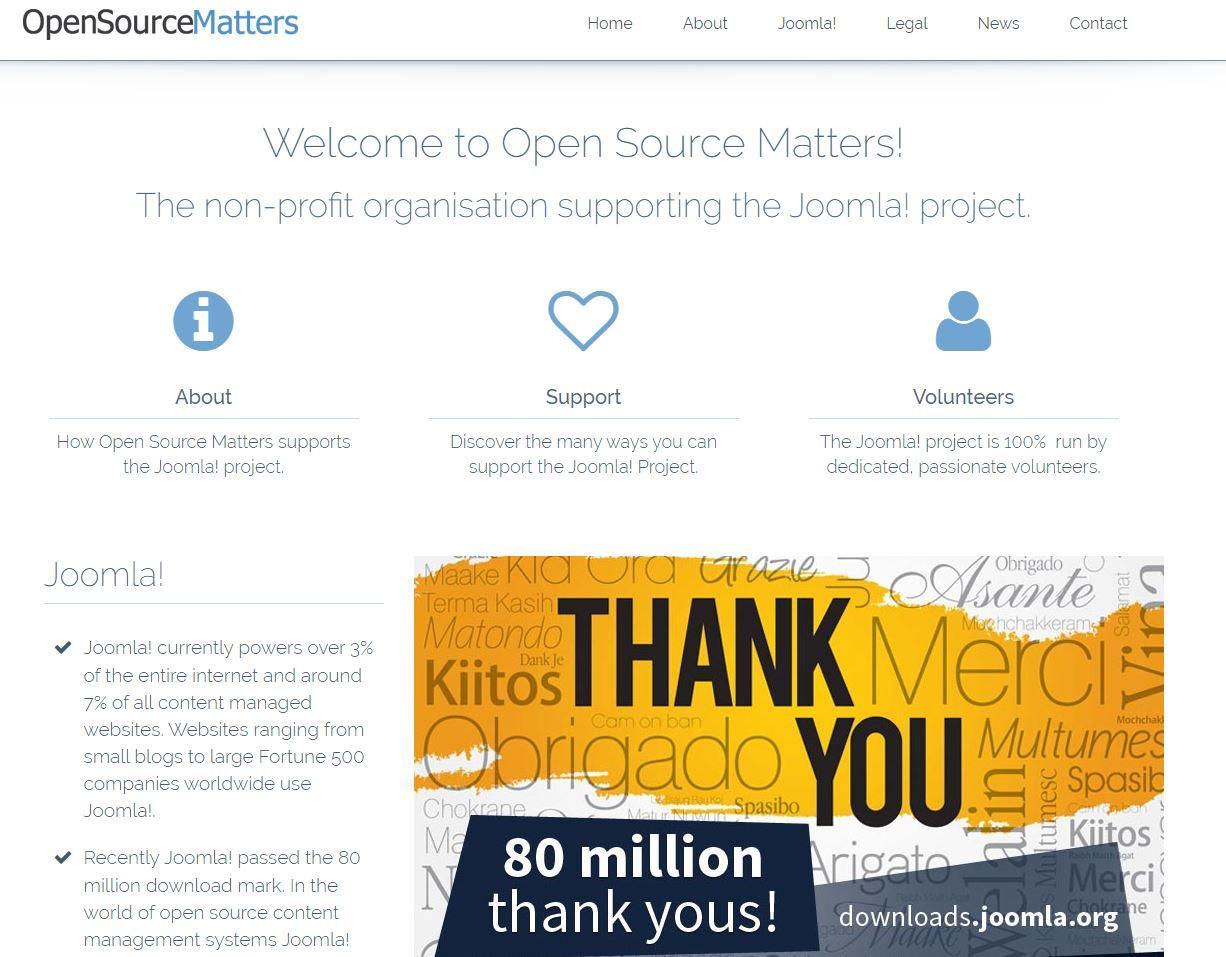 open source matters joomla project