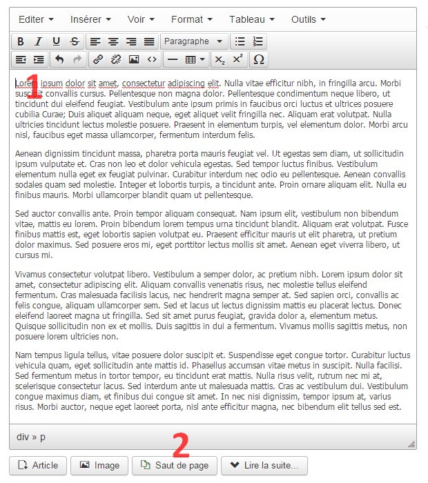 Comment créer des onglets sans extension tierce ?