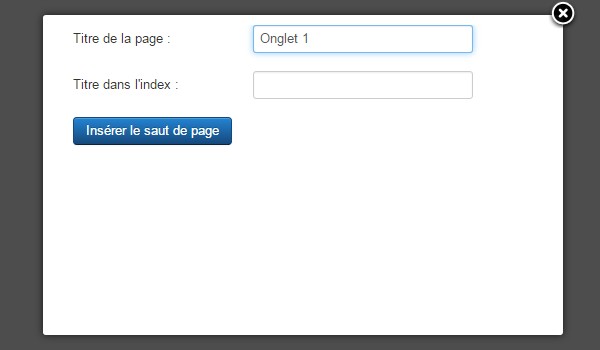 Comment créer des onglets sans extension tierce ?