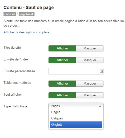 Comment créer des onglets sans extension tierce ?