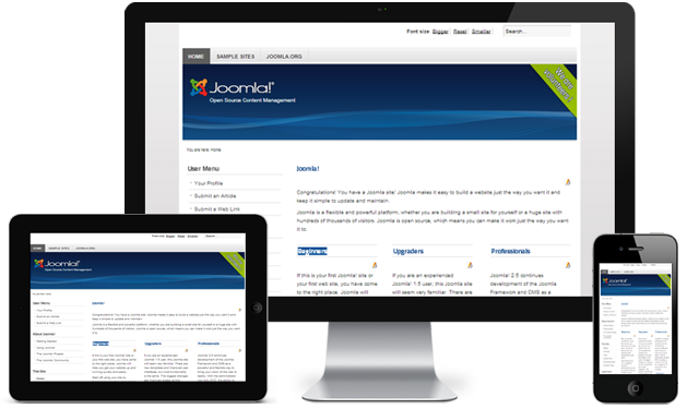The Joomla 2.5 Front-end