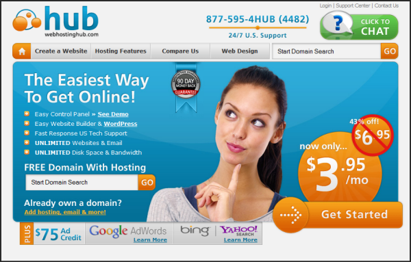 Premium web hosting provider | Webhostinghub's screenshot