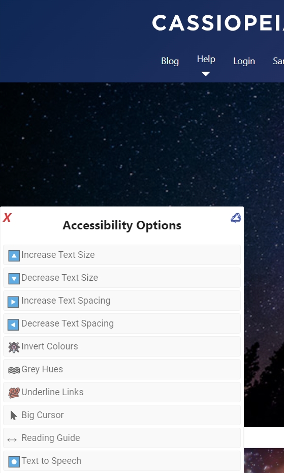 accessibility features open edge